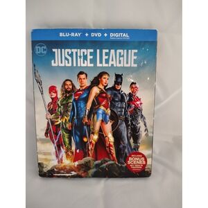 Justice League Blu-ray‎ + DVD + Digital Bonus Scenes Movie DC
